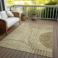 thumbnail image 6 of Addison Rugs Chantille Indoor/Outdoor Transitional Striped Brown Washable Rectangle Rug, 3' x 5', 6 of 6