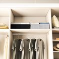 thumbnail image 3 of Organizadores de armario Homsorout, grandes, de color gris claro, 6 paquetes, 3 of 7