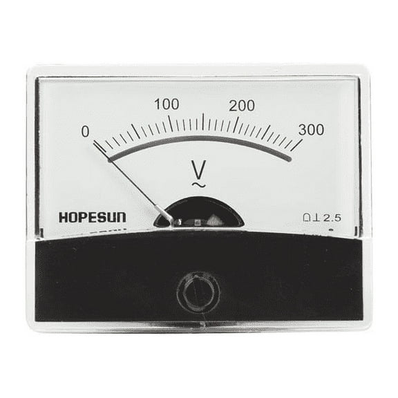 Velleman AVM60300 300V AC Panel Meter, Analog, 2.4" x 1.9"