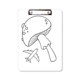 thumbnail image 1 of Hong Kong Aircraft Team Portapapeles Carpeta de escritura Placa de soporte A4, 1 of 4