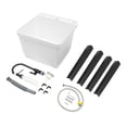 thumbnail image 2 of Freestanding Laundry Sink Wash Tub Basement Worksite Basin Utility Sink & Faucet, 2 of 12