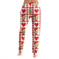 thumbnail image 6 of Women Christmas Print Lounge Pants Drawstring Soft Sleepwear Holiday Pajama Bottoms Comfy Homewear Trousers for Family Gatherings, 6 of 6