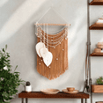 thumbnail image 4 of Tapiz de Decoración de Pared de Estilo Bohemio, Tapiz con Borlas de Hojas, , Elegante, Tejido A Mano, Boh, 4 of 7