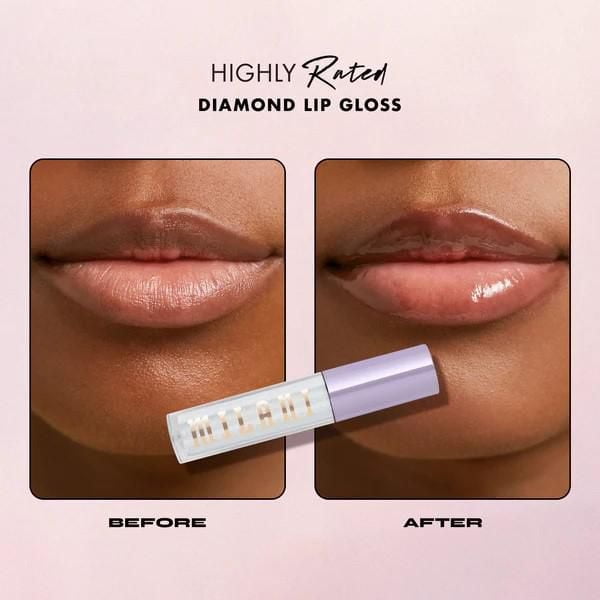 Milani, Gloss à lèvres en diamant très apprécié, pour adolescents et adultes, 4,4 oz Brillant à lèvres