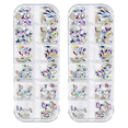 thumbnail image 1 of Flatback Nail Art Crystals, Rhinestones 3d Glass Gemstones, 1 of 5
