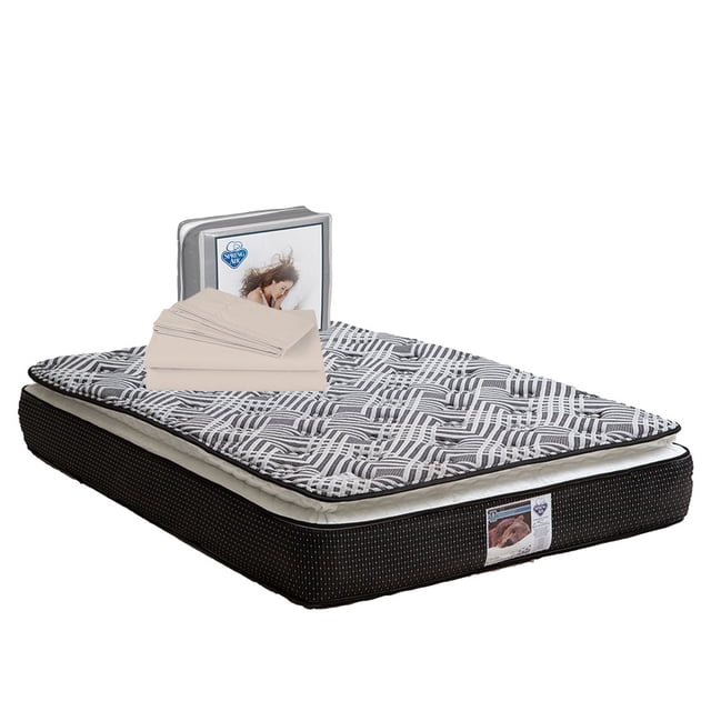Colchón Queen Size Omega Spring Air + Juego de sábanas