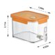 thumbnail image 5 of Xihbxyly Dispensador de Bebidas de 2,5 L, Recipiente de Plástico con Grifo, Tetera para Limonada Helada con Tapa, Sistema de Doble Filtración, Portátil para Fiestas y Reuniones Al Aire Libre, Fácil d, 5 of 7