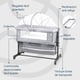 thumbnail image 5 of Cuna de Viaje Desmontable - Altura Ajustable de 6 Niveles - Tapiz Hipoalergénico - Para Recién Nacidos hasta 9 Kg Bebesit  Bassinet, 5 of 9