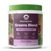 Amazing Grass Antioxidant Green Superfood Powder, Sweet Berry, 30 Servings