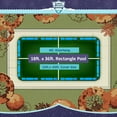 thumbnail image 3 of Buffalo Blizzard Rectangle Leaf Net Cover for Inground Swimming Pools, 18' x 36', 3 of 8
