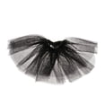 thumbnail image 1 of Traje de Vestido de Gasa de 2 Capas perfecl Negro 12 pulgadas, 1 of 6