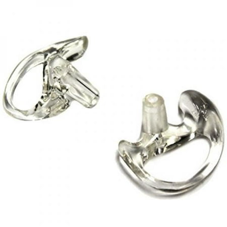 - Left and Right Medium Clear Semi-Custom Open Ear Insert Earmolds