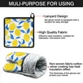 thumbnail image 7 of Lemon Kitchen Oven Mitt and Pot Holder Sets 2 Pcs for Baking, Cooking and Grilling, Heat Resistant Up To 392 °F, 7 of 7
