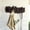 Espresso, variant on Sticks Wall-Mounted Coat Rack Rail Hook with 8 Retractable Pegs – Modern, Space-Saving Storage Organizer, Black