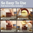 thumbnail image 3 of PriorityChef French Butter Crock for Counter With Water Line, Ceramic Butter Keeper, Kiln, 3 of 6