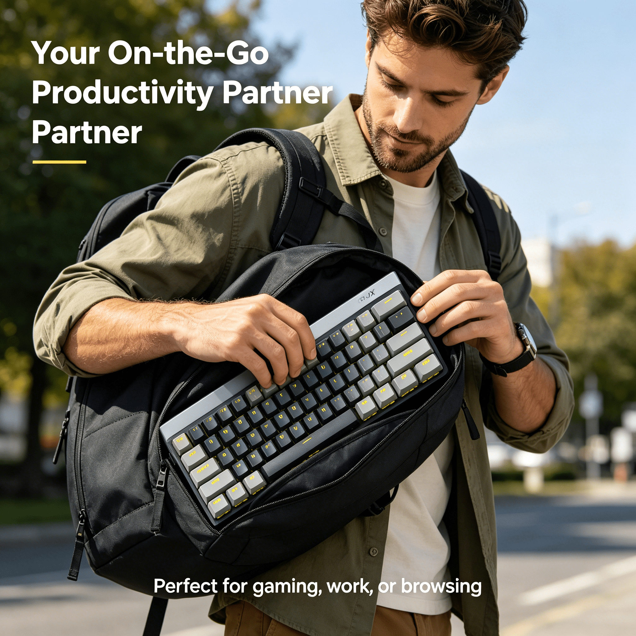 GJX 2026 New Mechanical Keyboard Precision Mechanical Switches 60% Keyboard Quiet Operation Multi-Layered Backlighting Computer Keyboard for Windows for Gaming Typing Office Programming Style 1