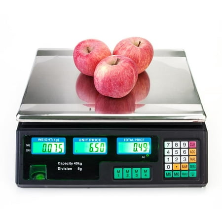 Ktaxon 88lb Digital Scale Price Computing Food Produce Electronic Counting