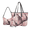 Cherry Blossom Cat Print, variant on Tutolipy Cute Kitten Lemon Print 3 Pcs Handbag for Women, Durable Sturdy Tote Bag, Hobo Purse for Work Shopping
