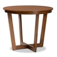 thumbnail image 4 of Baxton Studio Dayna Modern and Contemporary Grey Fabric Upholstered and Walnut Brown Finished Wood 5-Piece Dining Set, 4 of 9
