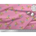 thumbnail image 2 of Soimoi Cotton Voile Fabric Wool & Cat Animal Printed Fabric 1 Yard 56 Inch Wide, 2 of 3