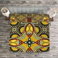 thumbnail image 3 of Ambesonne Oriental Quilted Bedspread Set 3 Pcs, Middle Orient Eastern, Queen Size, Multicolor, 3 of 3