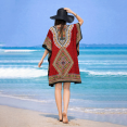 thumbnail image 2 of Kaftan Dress - Caftans for Women - Women's Caftans Available in One Size to Fit US 4,6,8 and 10 (123 Red), 2 of 5