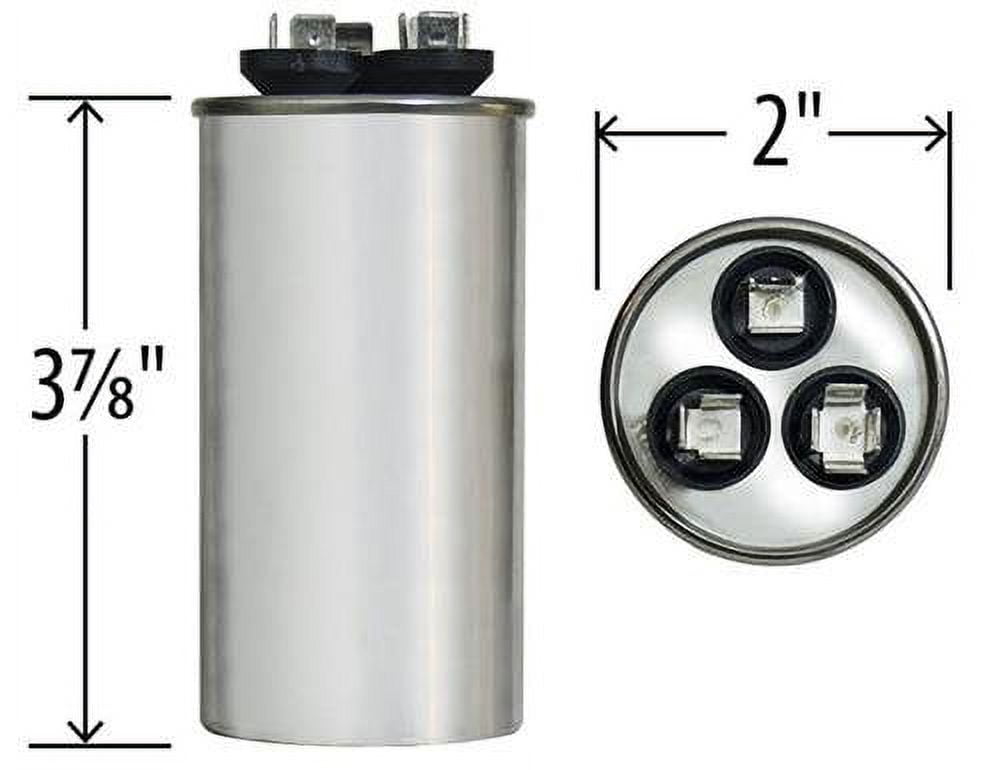 2) Pack - GE/Z97F9849 97F9849-40 + 5 uf MFD 370 Volt VAC