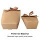 thumbnail image 4 of Moyic Paquete de 12 Uds. De bolsas, caja de cartón personalizada, paquete de recuerdos para invitados con personalidad, bolsas para regalos Almacenamiento y organización del hogar Marrón Talla pequeña, 4 of 6
