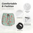 thumbnail image 4 of KLL Autumn Branches Fox and Mushrooms Pattern Shorts Women,Athletic Shorts High Waisted Running Shorts Pocket Sporty Short Gym Elastic Workout Shorts-Medium, 4 of 7