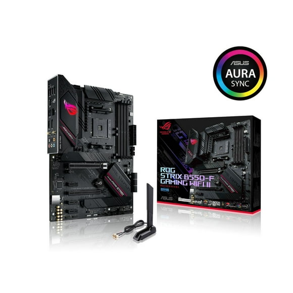 Asus ROG STRIX B550-F GAMING WIFI II AMD AM4 (3rd Gen Ryzen) ATX Gaming Motherboard (PCIe 4.0,WiFi 6E, 2.5Gb LAN, BIOS FlashBack, HDMI 2.1, Addressable Gen 2 RGB Header and AURA Sync)