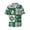 Lemon And Leaves, variant on offers the Leopard Neon Rainbow Gradient for Men's Casual Short-sleeved Shirt, a button-up collared shirt with a pocket, perfect for beach vacations and yacht travel in the 4X-Large size.