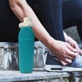 thumbnail image 1 of Copa De Agua Taza de agua plegable Botella de deportes portátil de silicona para beber al aire libre (verde) Sywqhk Para Estrenar, 1 of 7