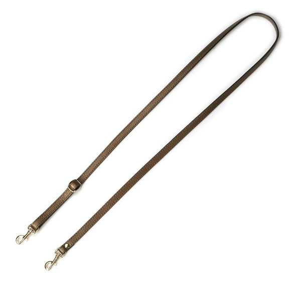 VanEnjoy Full Grain Leather Adjustable Purse Shoulder Strap, Gold Rock,1/2†Width, Adjustable Length 25â€-51†(Bronze)