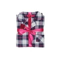 thumbnail image 4 of White Mark Women's Flannel Pajama Set - Extended Sizes, 4 of 5