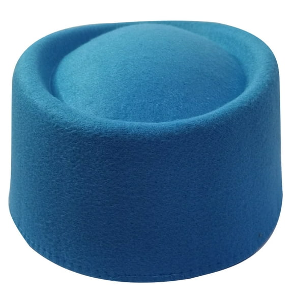 lixuesong Pillbox Hat Top Hat Millinery Fascinator Base Hat for Women Casual Wear Western Fedoras Hostesses Wear