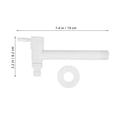 thumbnail image 2 of BRIGHTFUFU Water Tap Wash Basin Tap Stainless Steel Elegant Design Kitchen 1Pcs, 2 of 7