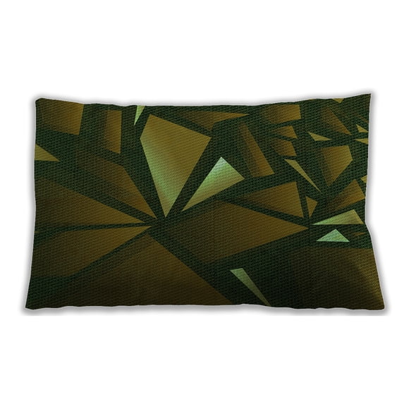 Ahgly Company Indoor Rectangular Contemporary Lumbar Throw Pillow, 13 inch by 19 inch