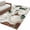 light blue, variant on Magnolia Blossom Area Rugs 8'x10', Small Throw Rugs for Living Room Patio, Spring White Floral Flowers Farmhouse Green Indoor Outdoor Rug Non-Slip Low Pile Carpet Runner Reversible Floor Mats