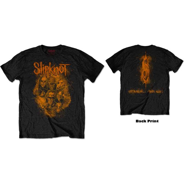 Slipknot T-Shirt Unisexe Orange (Dos Imprimé)