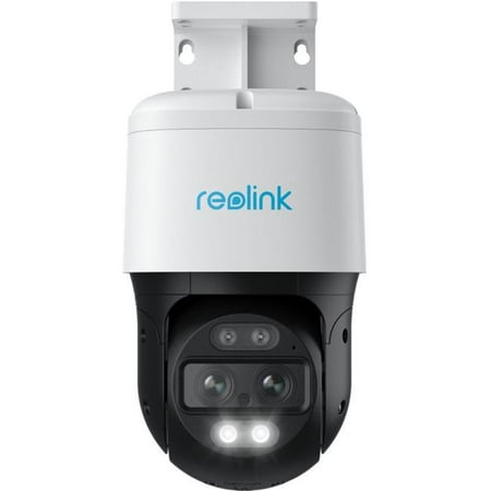 Reolink - Trackmix Series Outdoor PoE 4K/8MP Security Camera with Spotlight - White
