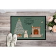 thumbnail image 2 of White Bull Terrier Christmas Everyone Door Mat, 2 of 3