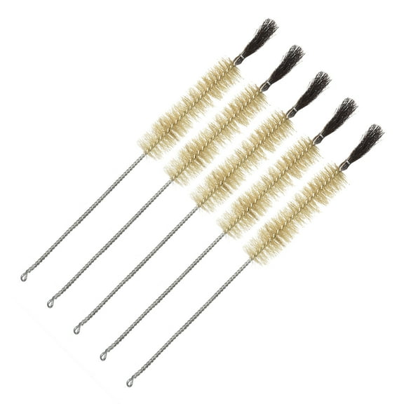 5pcs 25mm Dia Twist Handle Bristle Test Tube Tubing Cleaning Brush
