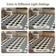 thumbnail image 7 of ODIKA 5'x7' Washable Area Rug Non-Slip, Low Pile, Stain Resistant Large Abstract Grid Contemporary Blackrug Grey Classroom for Guest Room, Lounge, Apartment, 7 of 7