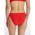 thumbnail image 3 of Time and Tru Women's and Women's Plus Low Rise Cheeky Eyelet Bikini Bottoms, Sizes XS-3X, 3 of 5