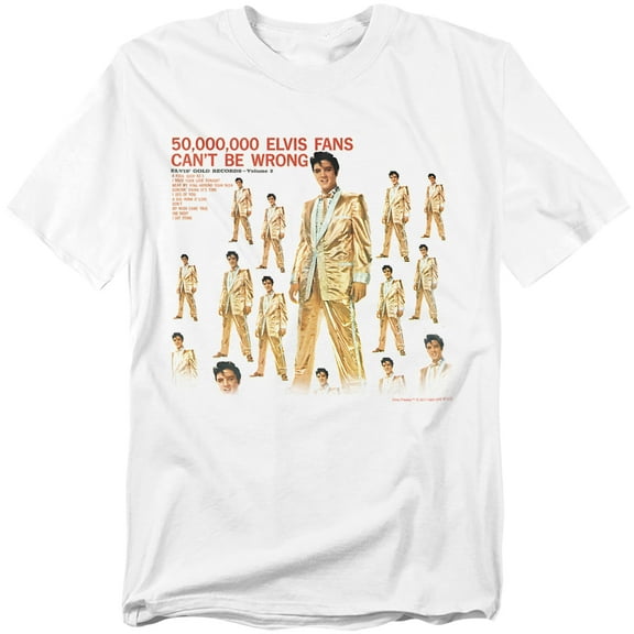 Elvis Presley T-Shirt 50 Million Fans Unisex Graphic Tee For Men & Women