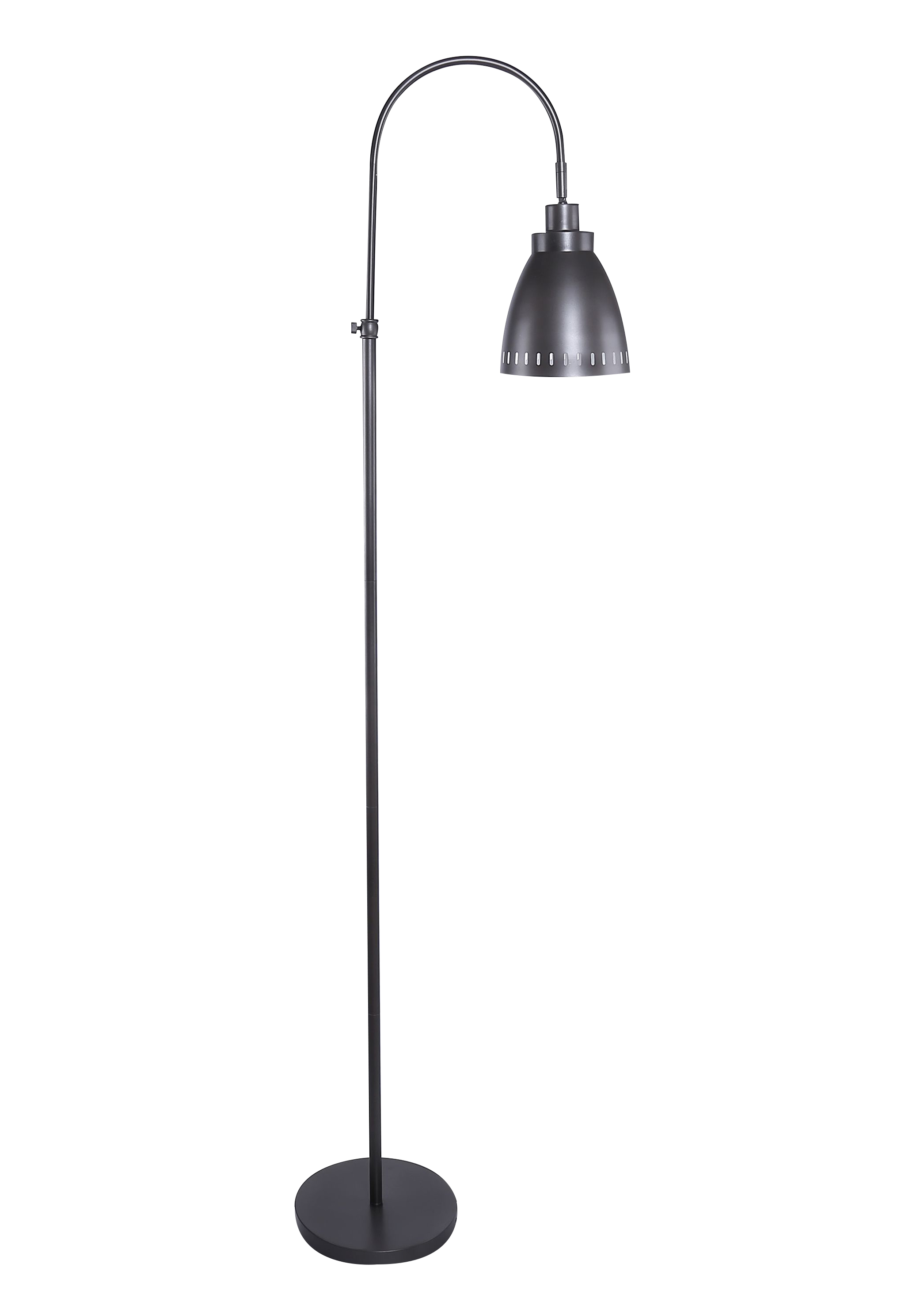 Grandview Gallery 73" Adjustable Task Floor Lamp, Slate Grey Body and