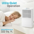 thumbnail image 4 of SereneLife 322 Square Feet Portable Electric Home Mini Dehumidifier, 4 of 7