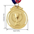 thumbnail image 4 of Medalla Ganador 2 Pulgadas Con Cinta para El Cuello Redonda Fiestas Competiciones (oro), 4 of 4
