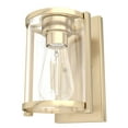 thumbnail image 2 of Hunter - Astwood 1-light Alturas Gold, Small Sconce Light, Dimmable, Caged Style, for Bedrooms, Dining, Living Rooms - 19962, 2 of 8