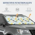 thumbnail image 4 of Daiia Japanese Carps 2PCS Car Windshield Sun Shade, Foldable Sun Shield for Car Front Window, Auto Sun Blocker Visor Protector Universal for Truck SUV Pickup-Medium, 4 of 7